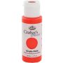 Farba akrylowa R&L Crafter's Choice 59ml, Pomarańczowa/Fluorescent Orange Red - 2